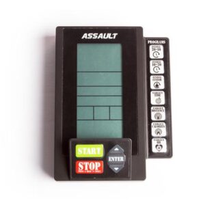 De Assault AirBike Console toont tijdens je workout jouw prestaties.